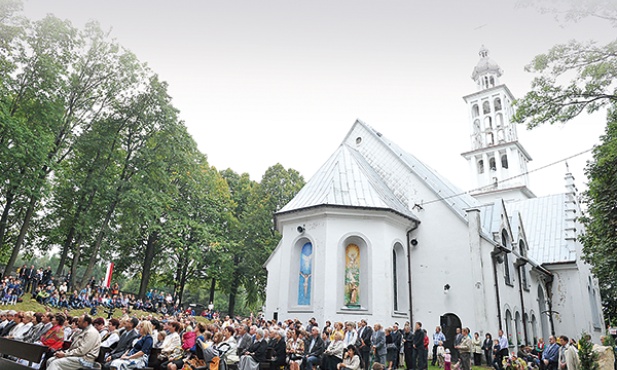 We wszystkich nabożeństwach w trakcie odpustu w Płokach uczestniczył tłum wiernych