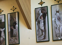 Droga krzyżowa autorstwa Andrzeja Wojtowicza zdobi wnętrze kościoła pw. Judy Tadeusza w Jeleniej Górze