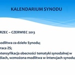 Schemat prac II Synodu Archidiecezji Katowickiej