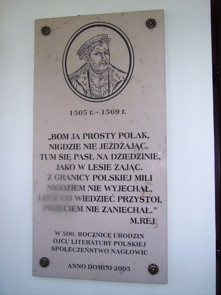 Miano ojca literatury Rej zapewnił sobie poprzez swój program dydaktyczny.