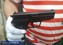 Broń znaleziona na miejscu zatrzymania sprawców porwania