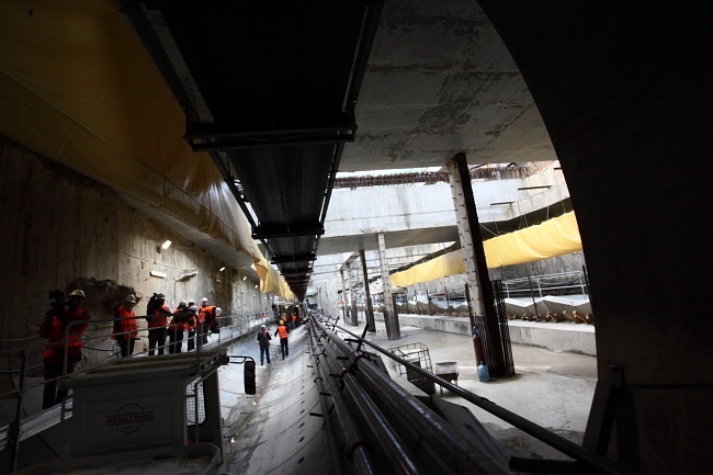 1100 metrów tunelu między rondem Daszyńskiego i ONZ jest gotowe