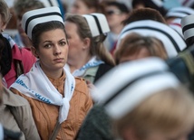 Protest pielęgniarek i położnych.