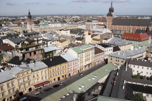 Kraków z dachu
