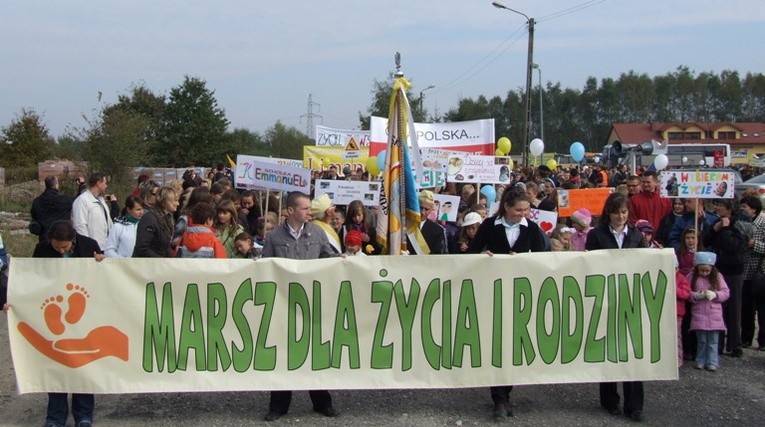 Marsz jest radosną manifestacją życia