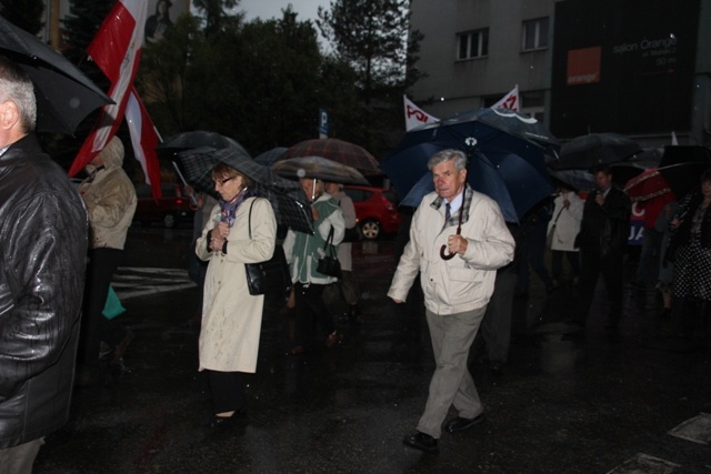 Marsz w obronie wolności mediów w Cieszynie