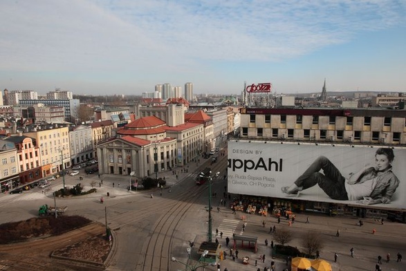 Wielka demolka w centrum Katowic