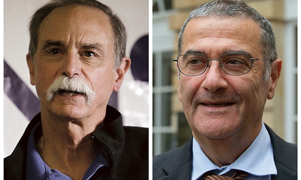Serge Haroche z Francji i David Wineland z USA (z lewej) otrzymali Nagrodę Nobla z fizyki za „otwarcie drzwi nowej ery eksperymentów w fizyce kwantowej”