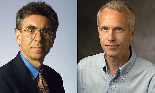 Amerykanie Robert Lefkowitz i Brian Kobilka (z prawej) 