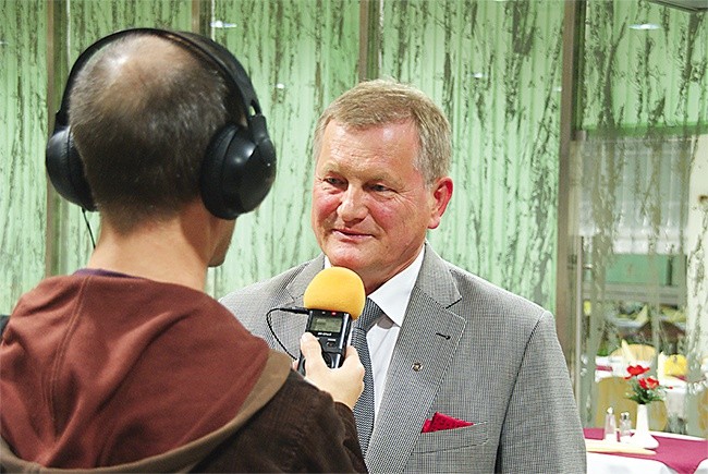 Zbigniew Borkowski, inżynier z Gdańska, mówił w Katowicach o sławie św. Jacka na świecie