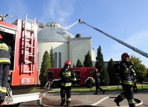 Pożar kościoła w Toruniu