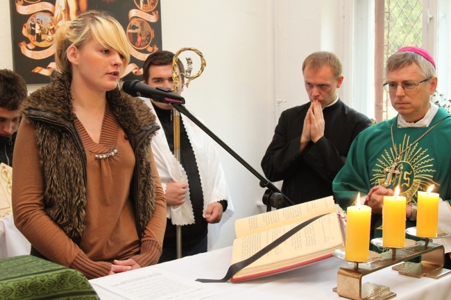 Poświęcenie kaplicy w Lubiążu