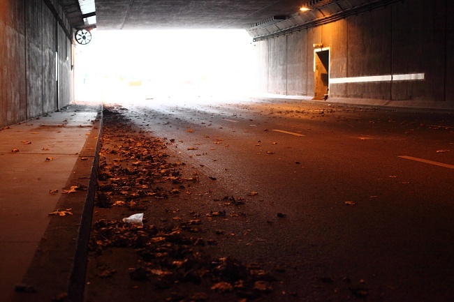 Tak naprawiają tunel Wisłostrady