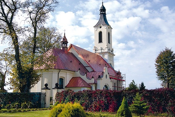 Dach kościoła po remoncie 