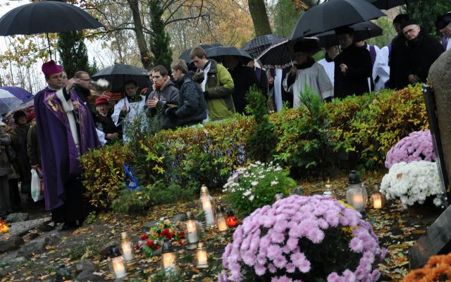 Uroczystości na cmentarzu w Gorzowie Wlkp.