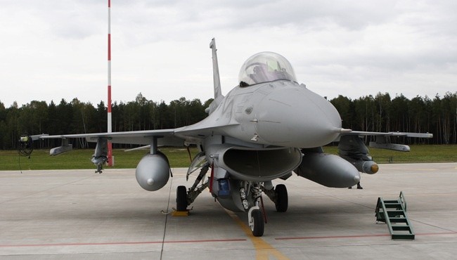 F-16 nad Katowicami