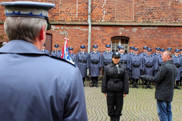 Ślubowanie policjantów