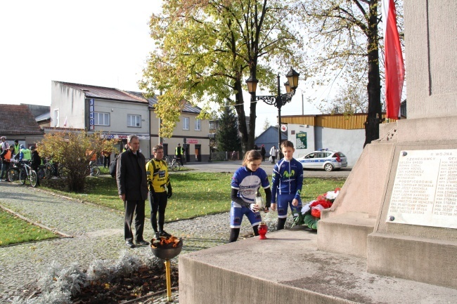 Rowerowy Rajd Niepodległości w Wojniczu