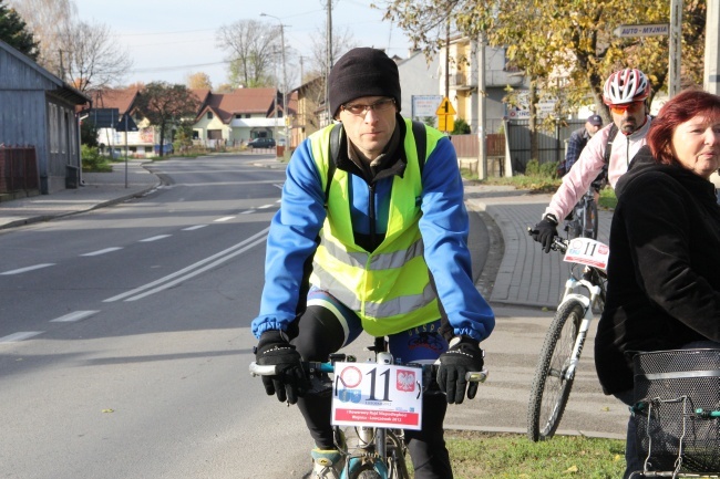 Rowerowy Rajd Niepodległości w Wojniczu