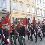 Świętowanie niepodległości na krakowskim Rynku Głównym