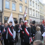 Świętowanie niepodległości na krakowskim Rynku Głównym