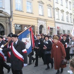 Świętowanie niepodległości na krakowskim Rynku Głównym