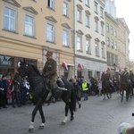 Świętowanie niepodległości na krakowskim Rynku Głównym