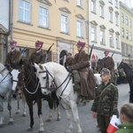 Świętowanie niepodległości na krakowskim Rynku Głównym