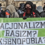 Demonstracja skrajnie lewicowego "Porozumienie 11 Listopada"