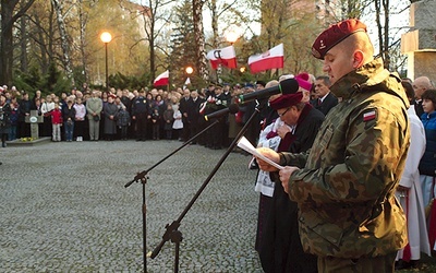 Bielsko-Biała. Niepodległościowa uroczystość zakończyła się Apelem Poległych