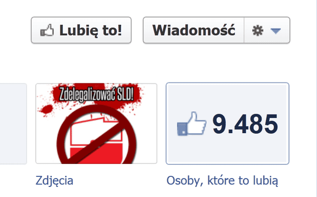 "Zdelegalizować SLD" robi furorę w sieci