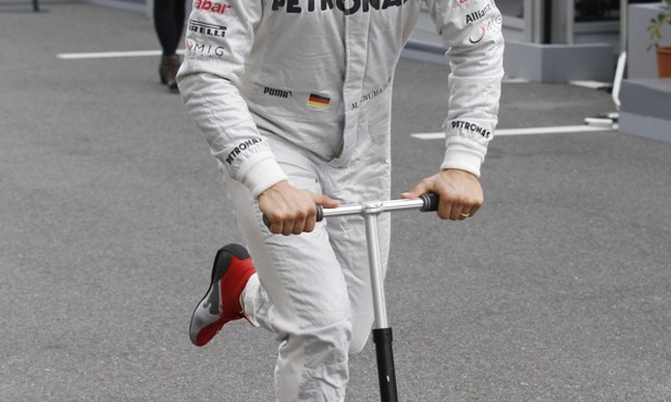Schumi na mecie