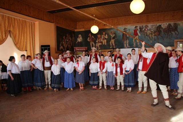 Na święcie koniakowskich górali nie mogło zabraknąć trombity