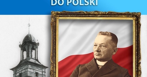 Fragment wystawy biograficznej poświęconej ks. Londzinowi