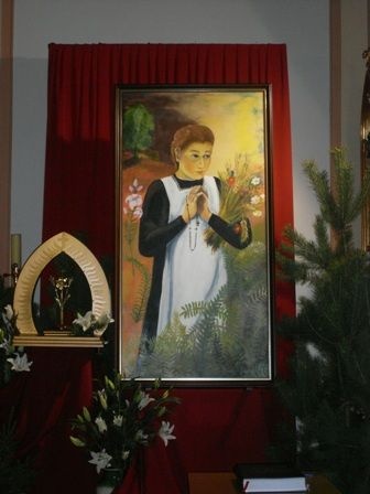 Relikwie bł. Karoliny w Zawadzkiem