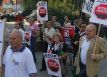 Protest przeciwko odkrywce