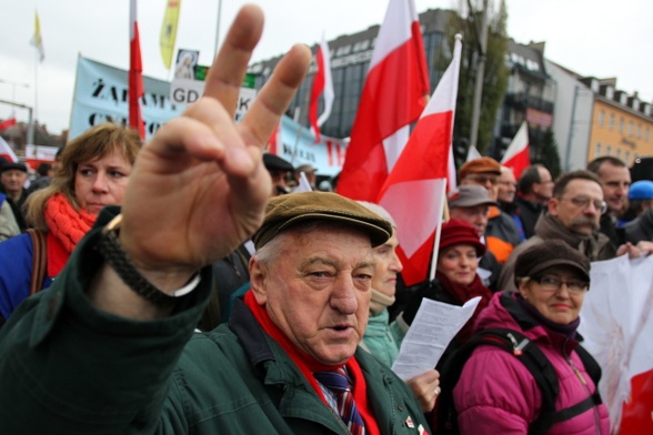 Gdańsk: Marsz w obronie TV Trwam