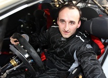 Kubica wypadł z trasy, auto się zapaliło