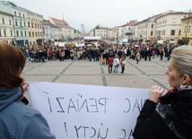 Słowaccy nauczyciele strajkują