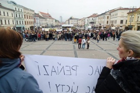 Słowaccy nauczyciele strajkują