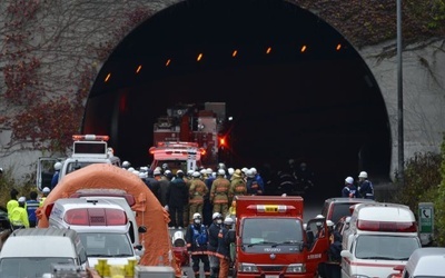 Japonia: Zawalił sie tunel
