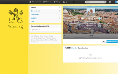 Papież na Twitterze to normalność