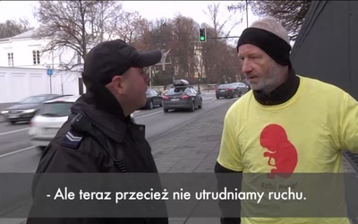Pikieta przed Belwederem