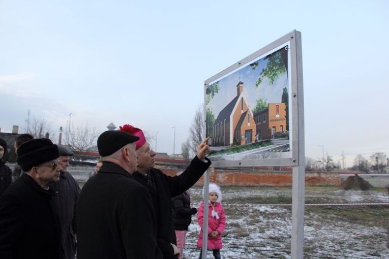 Rozpoczęcie budowy ośrodka Caritas i kościoła w Kutnie