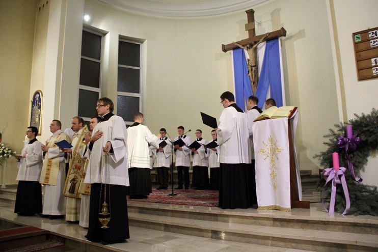 Akatyst w łowickim seminarium