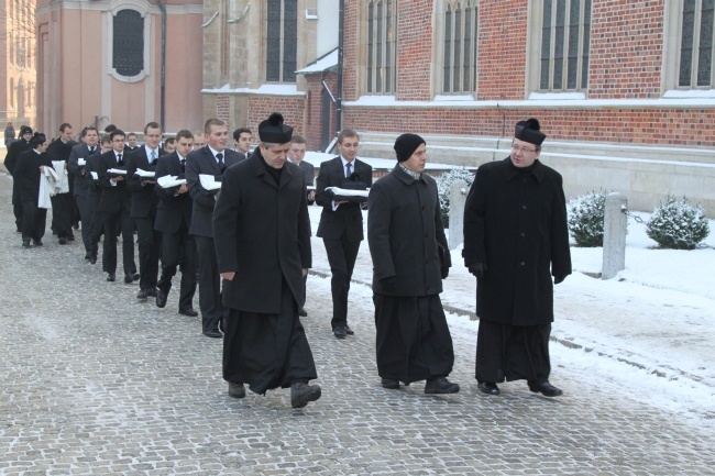 Obłóczyny we wrocławskim seminarium