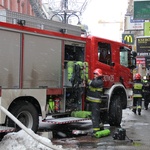 Pożar w centrum Katowic