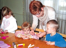 Dzieci mogły liczyć na pomoc swojej wychowawczyni Aleksandry Porębskiej