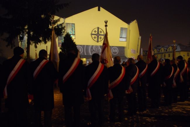 Poczty szandarowe Solidarności różnych zakładów i instytucji płockich