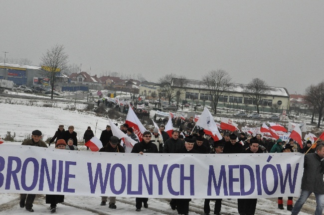 Marsz w obronie wolności mediów